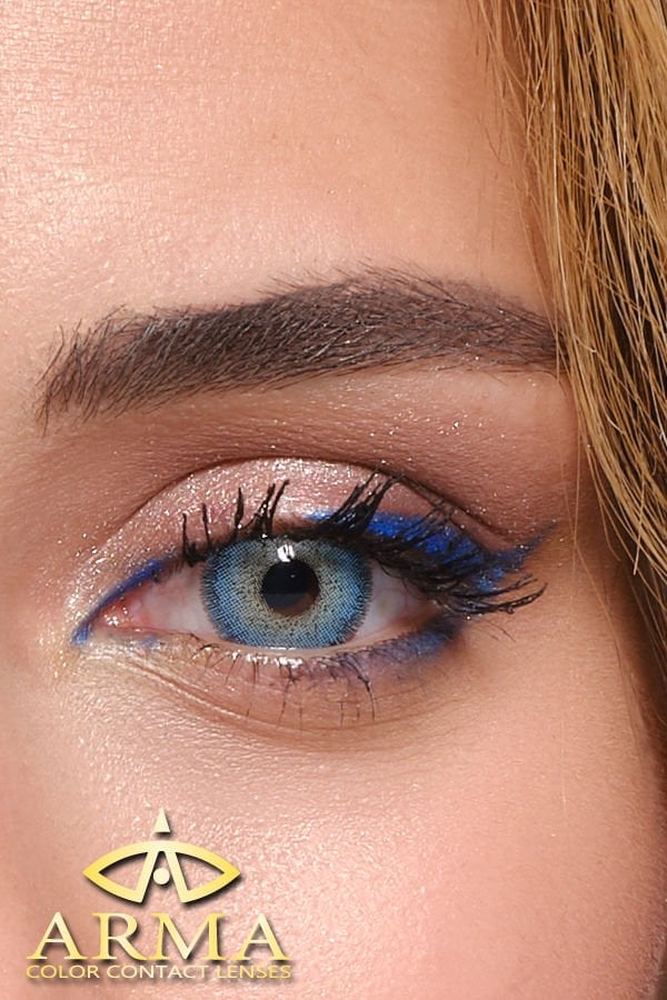 Arma Desi Blue Renkli Lens